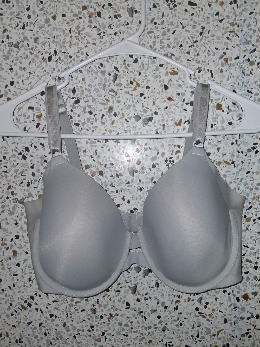 Women's Warners Gray Tshirt Bra Size 40C Padded And Wired